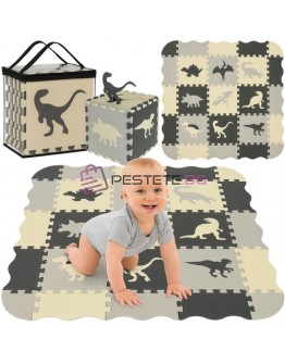 Пъзел от пяна 30.5x30.5см 35 части мека постелка за игра